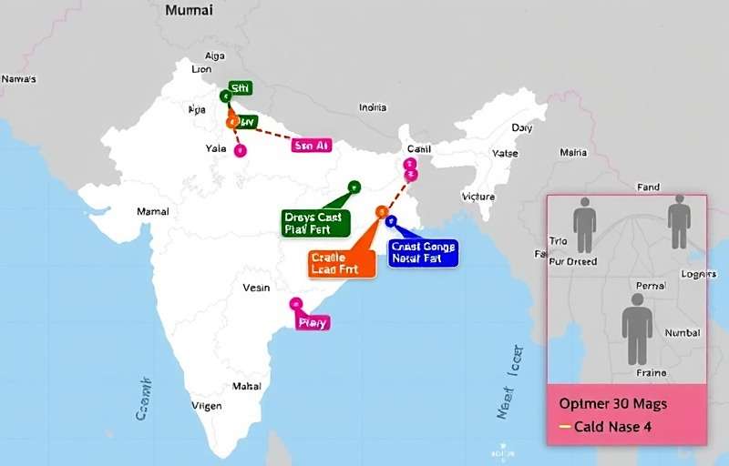 Rickshaw Frenzy India Mumbai Shortcuts Rickshaw Frenzy India map showing optimal routes and shortcuts in Mumbai